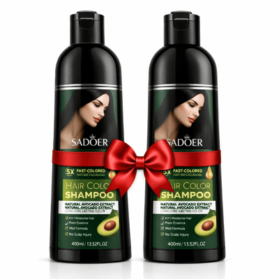 Pachet Promo SADOER Șampon Nuanțator Negru – 2×400ml - | VrajaDulce