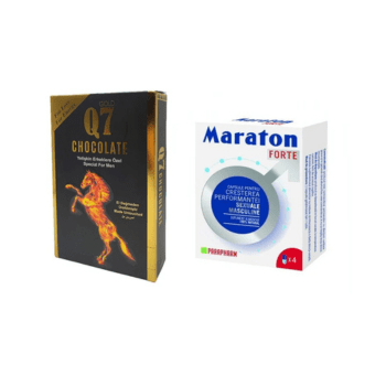 Pachet Q7 Gold Chocolate + Maraton Forte – Energie & Vitalitate Naturală pentru Bărbați - | VrajaDulce