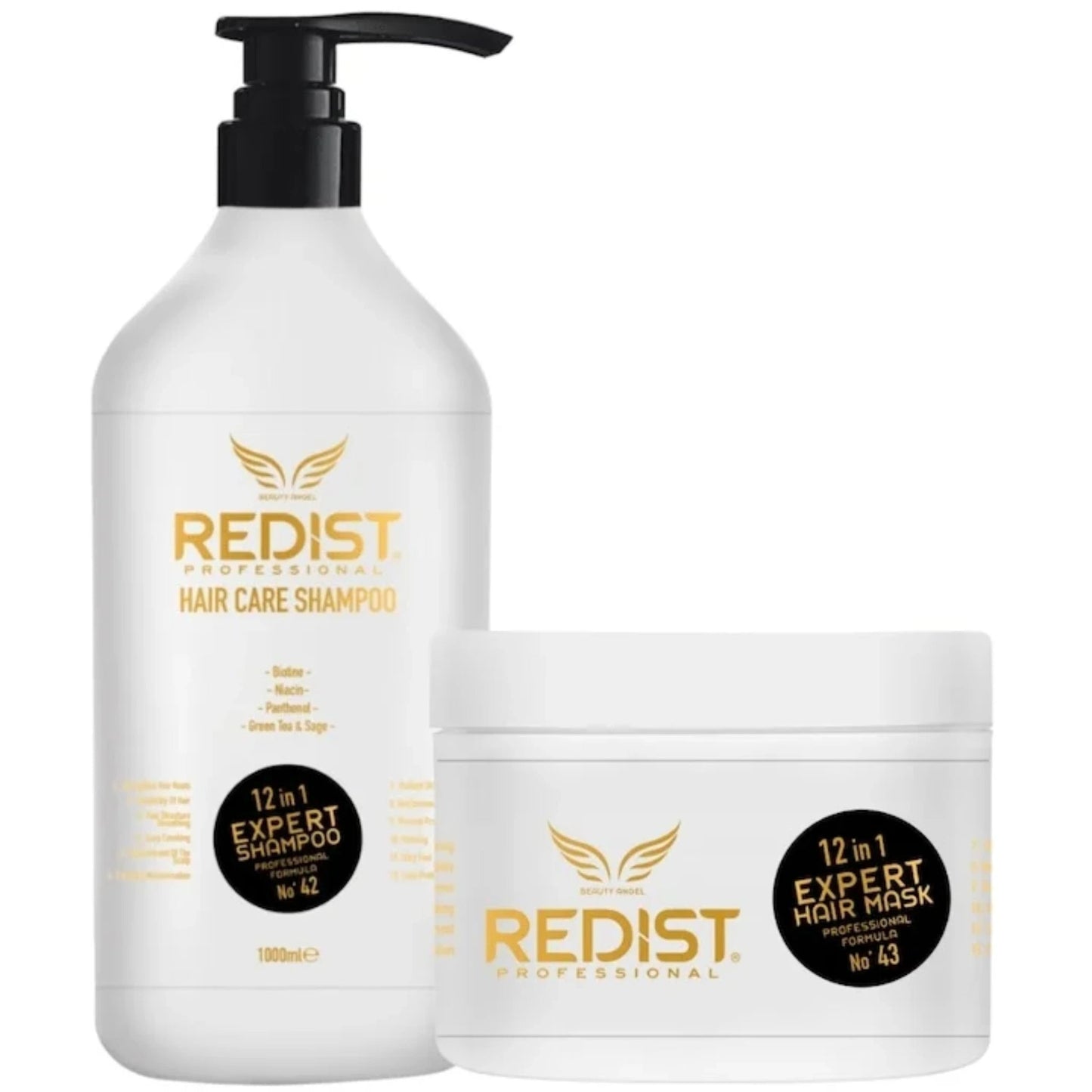 Pachet Redist 12 în 1 Expert – Șampon 1000ml + Mască 500ml - Sampon | VrajaDulce