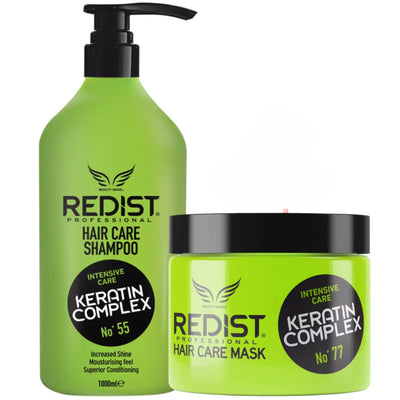 Pachet Redist Keratin – Șampon 1000ml + Mască 500ml - Sampon | VrajaDulce
