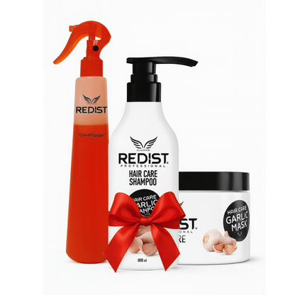 Pachet Redist pentru Regenerarea Părului – Șampon 500ml + Mască 475ml + Balsam Argan 400ml - Pachet promo îngrijire păr | VrajaDulce