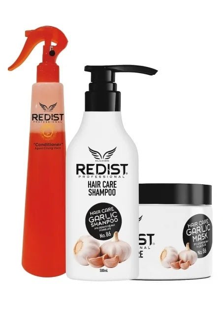 Pachet Redist pentru Regenerarea Părului – Șampon 500ml + Mască 475ml + Balsam Argan 400ml - Pachet promo îngrijire păr | VrajaDulce