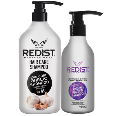 Pachet Redist Silver Blond + Șampon Usturoi 1000ml - | VrajaDulce