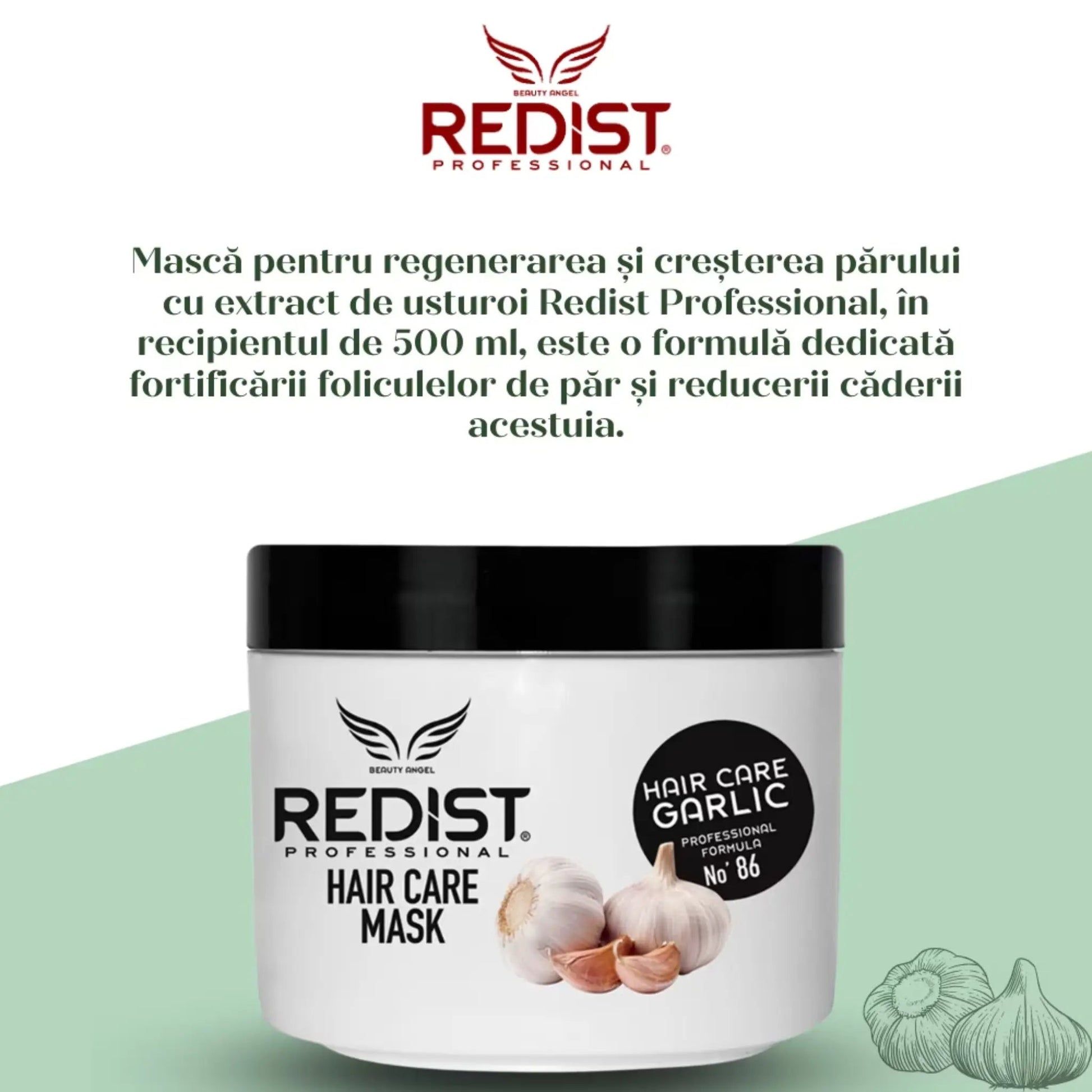 Pachet Redist Usturoi – Șampon 1000ml + Mască 500ml - Sampon | VrajaDulce