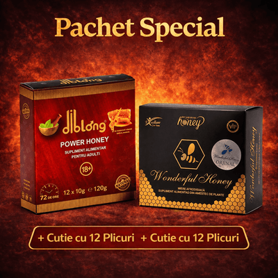 Pachet Special Diblong 12 Plicuri + Wonderful Honey 12 Plicuri - | VrajaDulce