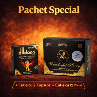 Pachet Special Diblong 2 Capsule + Wonderful Honey 12 Plicuri