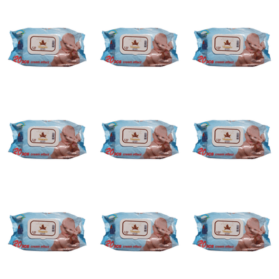 Pachet Ultra Econom 9x Șervețele Umede Mozaic Cream Effect 120 buc pentru Bebeluși - | VrajaDulce