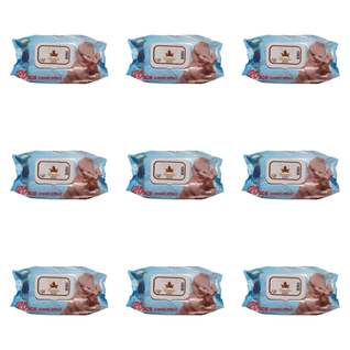 Pachet Ultra Econom 9x Șervețele Umede Mozaic Cream Effect 120 buc pentru Bebeluși