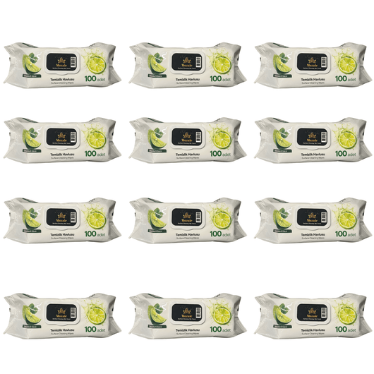 Pachet Ultra Fresh Citrus – 12x Șervețele Umede Mozaic cu Lămâie 100 buc - | VrajaDulce