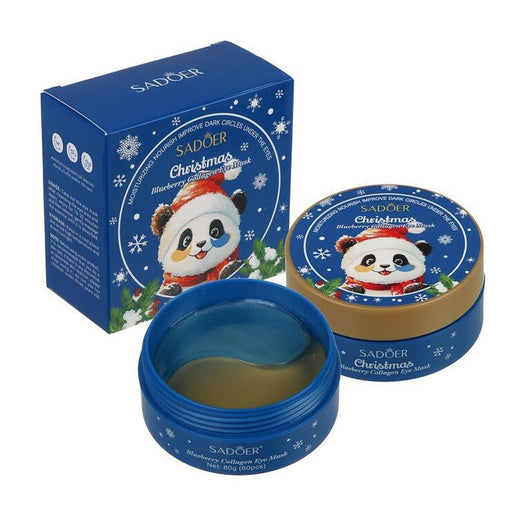 Patch - uri pentru ochi SADOER Christmas cu colagen și afine – 60 buc (30 perechi) - sadoer | VrajaDulce