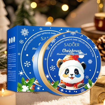 Patch - uri pentru ochi SADOER Christmas cu colagen și afine – 60 buc (30 perechi) - sadoer | VrajaDulce