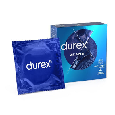 Prezervative Durex Jeans 4 bucăți – Confort și Protecție Zilnică - | VrajaDulce