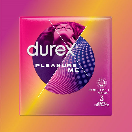 Prezervative Durex Pleasure Me 3 bucăți – Textură pentru Confort Sporit - | VrajaDulce