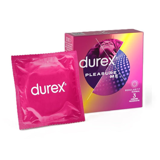 Prezervative Durex Pleasure Me 3 bucăți – Textură pentru Confort Sporit - | VrajaDulce