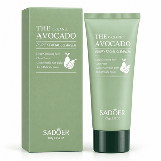 Produs de curățare facială SADOER Avocado, 100 g