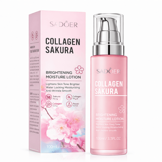 PRODUS DE ÎNGRIJIRE A PIELII CU COLAGEN ȘI CIREȘE JAPONEZE SADOER SD02990 100ml - LOTIUNE FACIALA | VrajaDulce