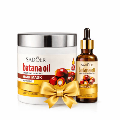 Ritual Batana Oil Duo – Mască 500g + Ulei 50ml SADOER - Pachet promo îngrijire păr | VrajaDulce