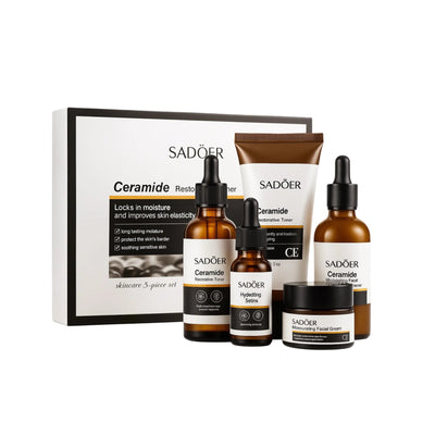 SADOER Ceramide – Set Cadou cu 5 Produse pentru Hidratare și Repararea Barierei - Pachet promo îngrijire păr | VrajaDulce