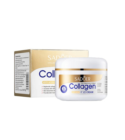 SADOER Cremă Hidratantă Anti - Rid cu Colagen 100g - | VrajaDulce