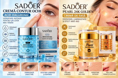 Beneficii SADOER Pearl 24K Golden Face Cream