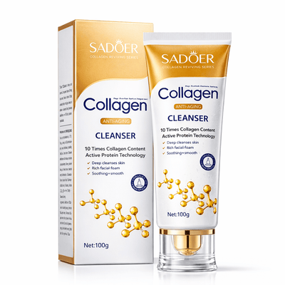 SADOER GEL DE CURĂȚARE FACIALĂ CU COLAGEN SD44449 100g - produse demachiante si curatare | VrajaDulce