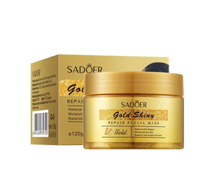 Sadoer Gold Shiny – Mască Facială cu Particule de Aur pentru Hidratare și Regenerare 120 g