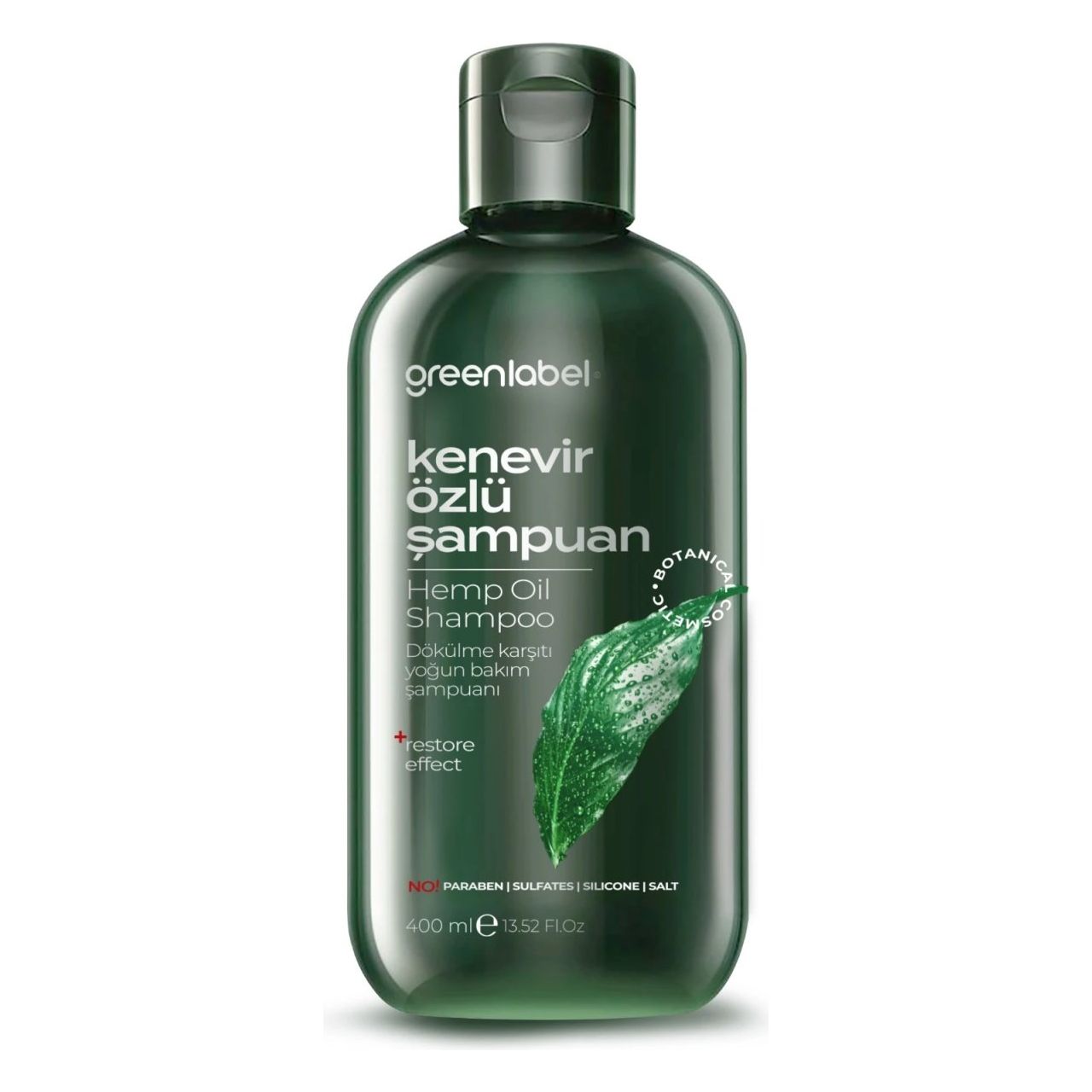 Șampon Greenlabel cu Extract de Cânepă 400ml - | VrajaDulce
