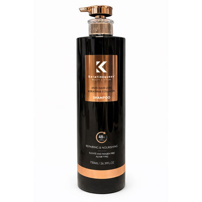 Șampon Keratin Queen Anti-Hair Loss cu Keratină și Colagen 750ml - SAMPON | VrajaDulce