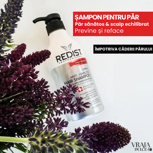 Șampon Redist Anti - Cădere 500ml – Întărire Firului de Păr și Hidratare Scalp - Sampon | VrajaDulce