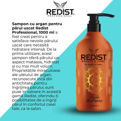 Șampon Redist Argan 1000ml – Hidratare si Par Stralucitor - Sampon | VrajaDulce