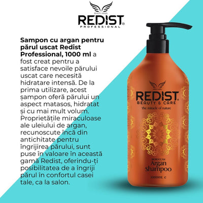 Șampon Redist Argan 1000ml – Hidratare si Par Stralucitor - Sampon | VrajaDulce