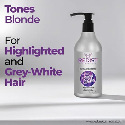 Șampon Redist Silver 500ml – Nuanțator pentru Păr Blond, Platinat sau Cărunt - Sampon | VrajaDulce