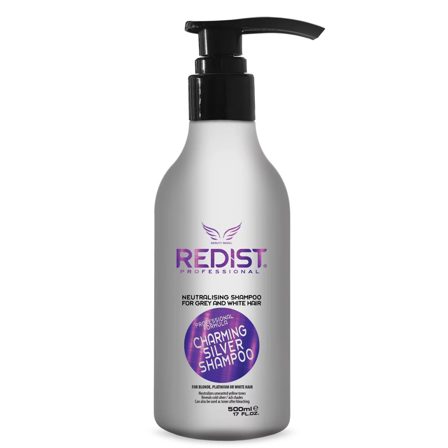 Șampon Redist Silver 500ml – Nuanțator pentru Păr Blond, Platinat sau Cărunt - Sampon | VrajaDulce