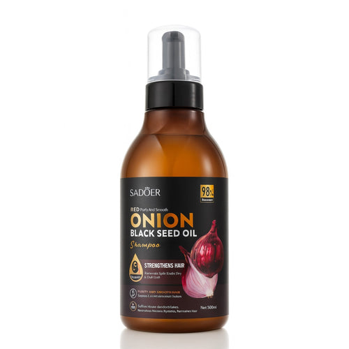 Șampon SADOER cu Ulei de Semințe Negre și Ceapă Roșie 500ml