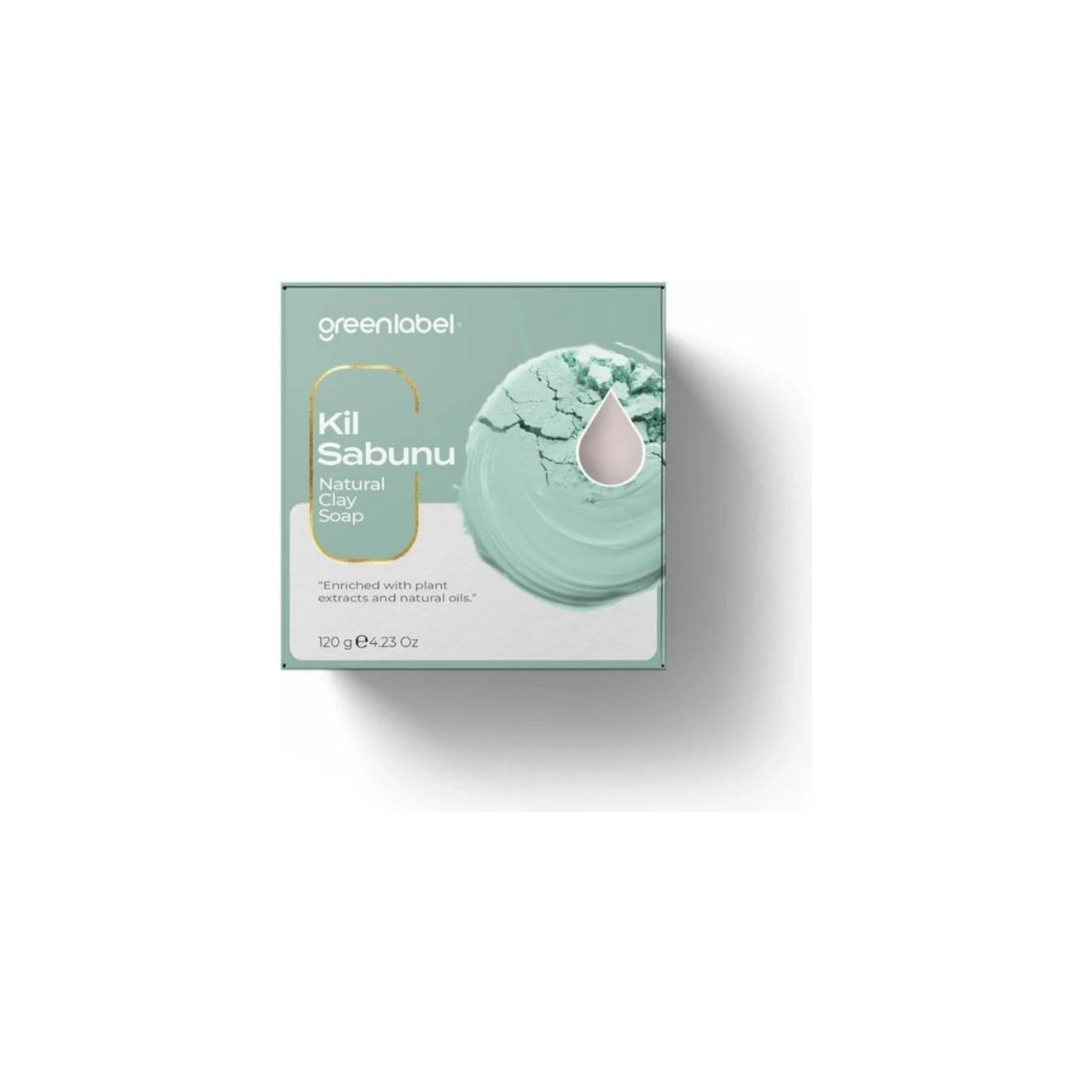 Săpun Natural Greenlabel cu Extract de Argilă | Curățare profundă și echilibru pentru piele mixtă și grasă | 120g - | VrajaDulce