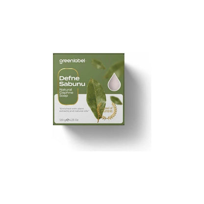 Săpun Natural Greenlabel cu Extract de Dafin | Curăță porii, revigorează pielea și reglează sebumul | 120g - | VrajaDulce