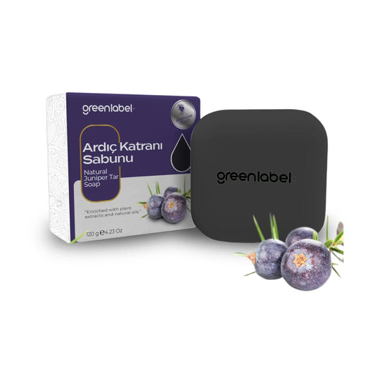Săpun Natural Greenlabel cu Extract de Ienupăr | Detoxifiere, curățare profundă, echilibru pentru ten mixt | 120g - | VrajaDulce