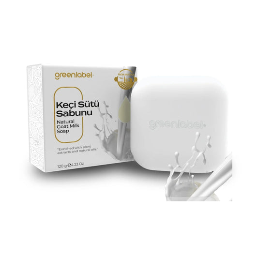Săpun Natural Greenlabel cu Lapte de Capră | Hidratează, calmează & catifelează pielea | 120g - | VrajaDulce