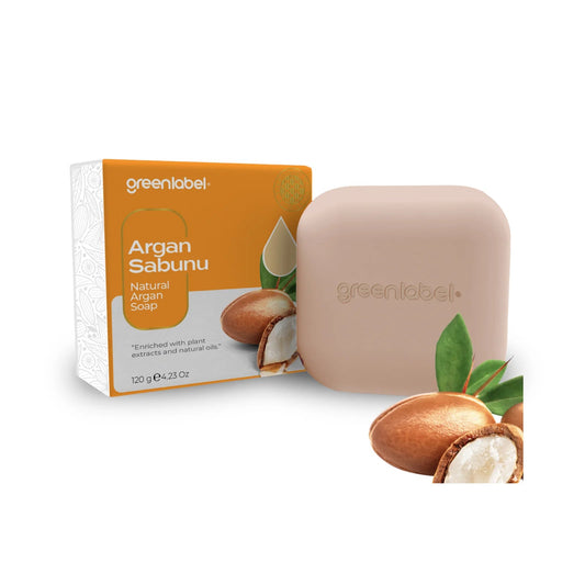Săpun Natural Greenlabel cu Ulei de Argan | Hidratare intensă, antioxidare & catifelare pentru piele uscată | 120g - | VrajaDulce