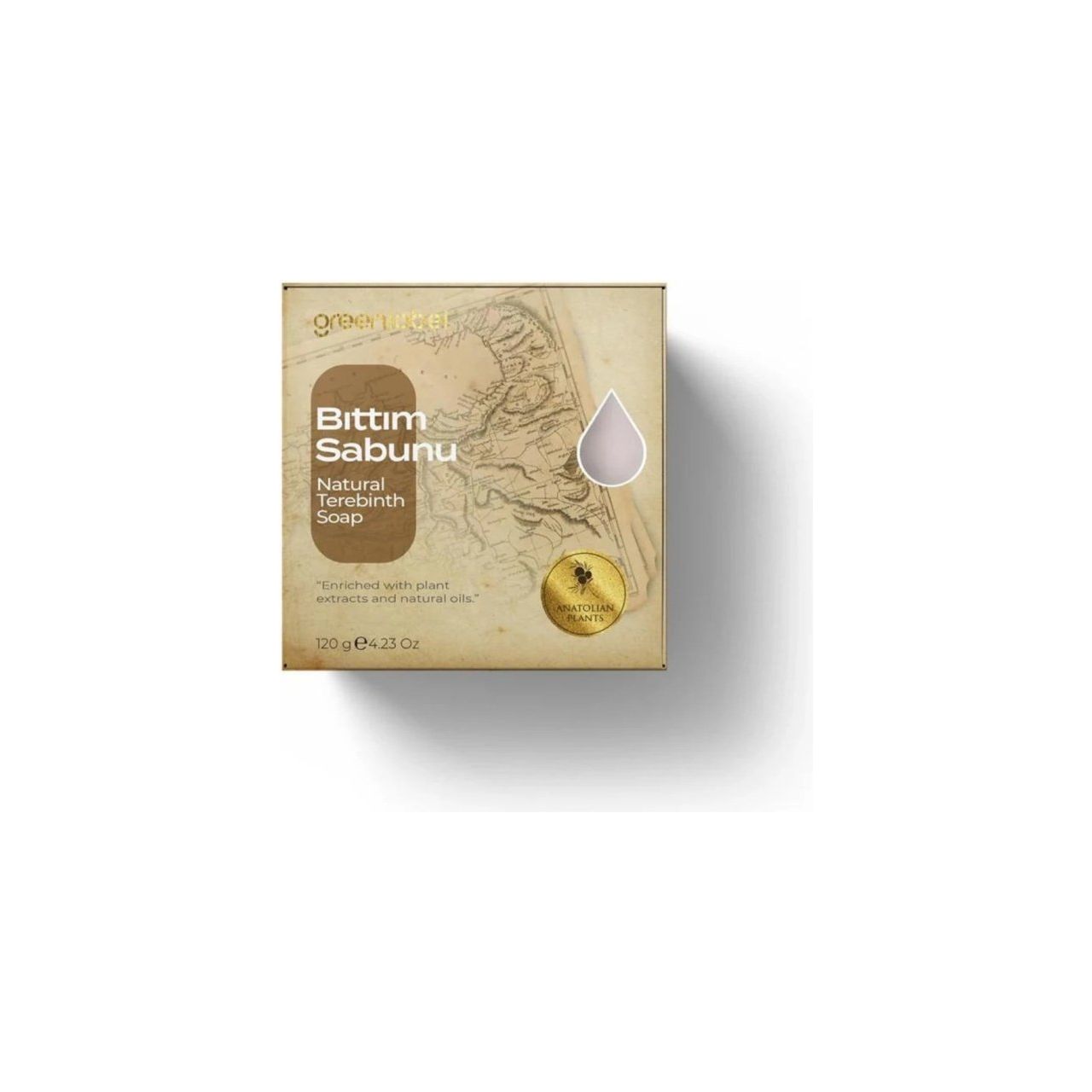 Săpun Natural Greenlabel cu Ulei de Bıttım | Curățare profundă pentru piele & scalp sensibil | 120g - | VrajaDulce