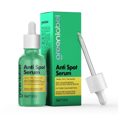 Ser Anti-Pete Greenlabel cu Arbutină, AHA și Niacinamidă, 30ml