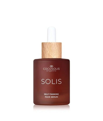 Serum de fata autobronzant cu acid hialuronic Self-Tanning Face Serum, 50 ml, Cocosolis - Ingrijirea Tenului | VrajaDulce