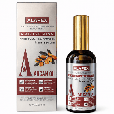 Serum de păr ALAPEX Argan Oil Hair Serum - Ulei de pǎr | VrajaDulce