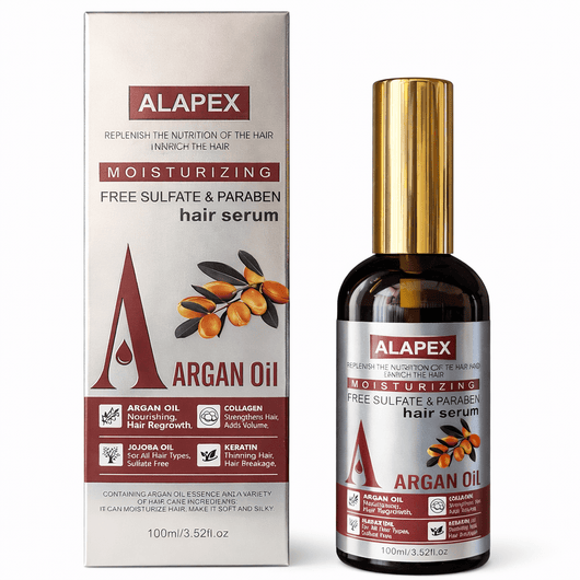 Serum de păr ALAPEX Argan Oil Hair Serum - Ulei de pǎr | VrajaDulce
