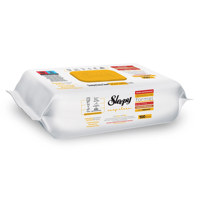 Șervețele Umede Multisuprafețe cu Oțet & Bicarbonat – Sleepy Easy Clean Herbal Soap, 100 buc - Servetele Umede | VrajaDulce