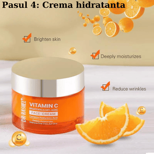 Set 5 Produse Anti-Aging cu Vitamina C – Dr. Rashel | Luminozitate & Fermitate Ten