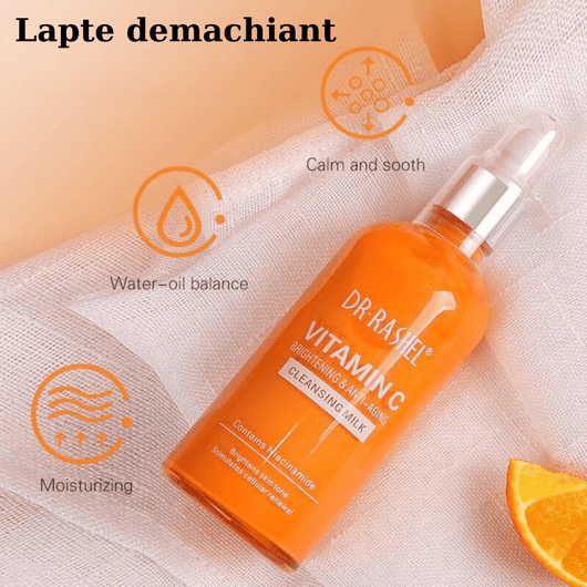 Set 5 Produse Anti - Aging cu Vitamina C – Dr. Rashel | Luminozitate & Fermitate Ten - Pachet promo îngrijire păr | VrajaDulce