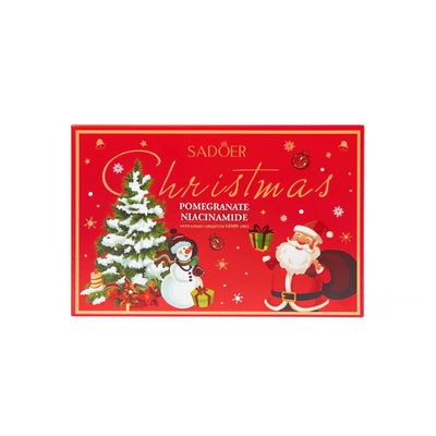 Set cadou SADOER Pomegranate + Niacinamide Christmas – rutină completă ten - Pachet promo îngrijire păr | VrajaDulce
