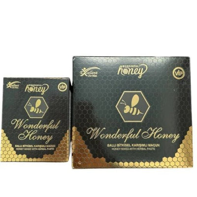 Set de Miere Wonderful Honey pentru intarziere si potenta , 240 g+ 12 plic - Miere Naturală | VrajaDulce.ro