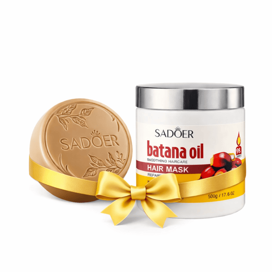 Set Săpun Păr Batana 100g + Mască Batana Oil 500g - Pachet promo îngrijire păr | VrajaDulce